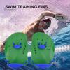 Kids Swim Fins 1 Pair Beginner Hand Paddles Swimming with Strap Ergonomic Shape Ultralight Training Children Diving Aid Tool