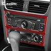 Carbon Fiber Console CD Panel Interior Trim Sticker