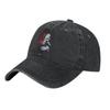Red Skull Punisher Unisex Style Baseball Cap  Distressed Denim Caps Hat Retro Outdoor Activities Adjustable Snapback Hat