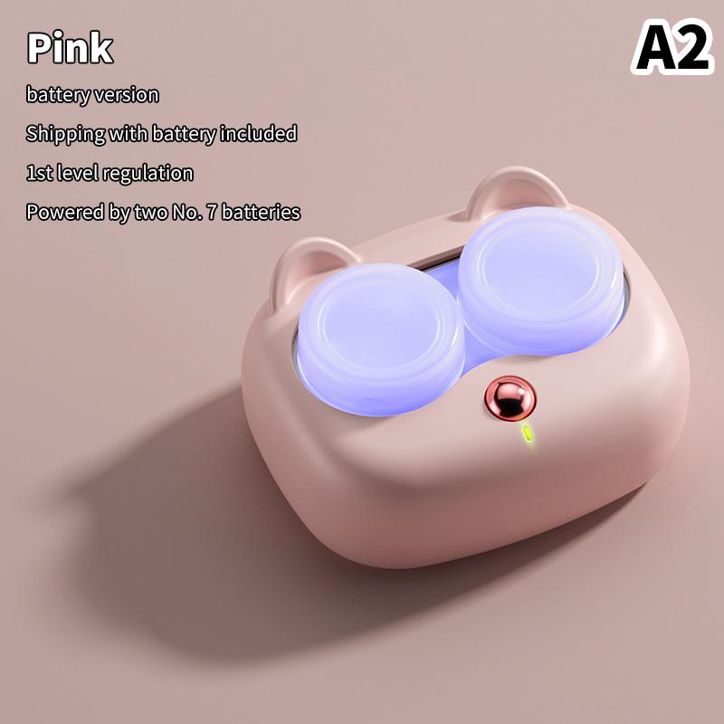 Ultrasonic Contact Lenses Cleaner Removable Portable High Frequency Vibration Contact Lens Cleaning For Contact Lens Care A2