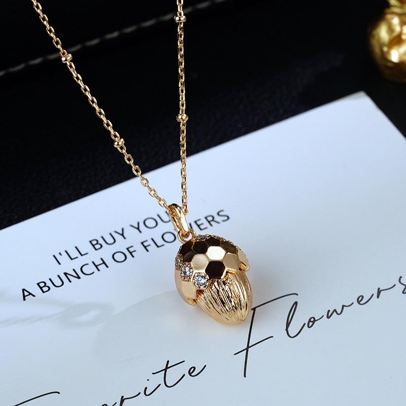 

Французское ретро ожерелье на ключицу с сотами и золотым покрытием - Нишевый дизайн, Роскошный стиль 18K Gold Plated