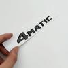 3D ABS Chrom Schwarz 4 Matic Logo 4Matic Emblem Buchstaben Namensschild Auto Kofferraum Abzeichen 4matic Aufkleber Zubehör