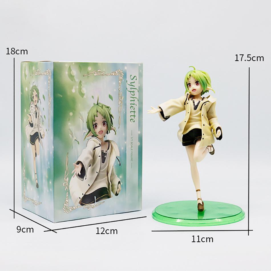 17CM Anime Mushoku Tensei Figure Sylphyette Standing Animation Model Toy Gift Collection Decorative Ornaments PVC