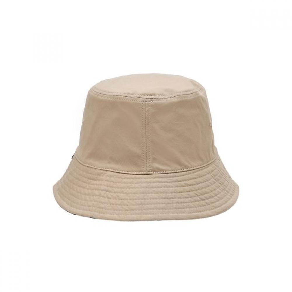 DakS Women S reverSible Bucket Hat Beige Check Embroidery Dbhe4e119i2