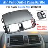For Toyota Corolla Altis 2007 2008 2009 2010 2011 2012 2013 Center Dash A/C Air Conditioner Central Air Outlet Panel Grill Cover