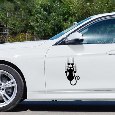 Car Accessories Funny Waterproof Cat Car Sticker Self-adhesive Truck Body Window Bumper Decal