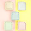 With Lid Toast Shape Lunch Box Portable Food Container New Snack Storage Box  Kitchen Storage