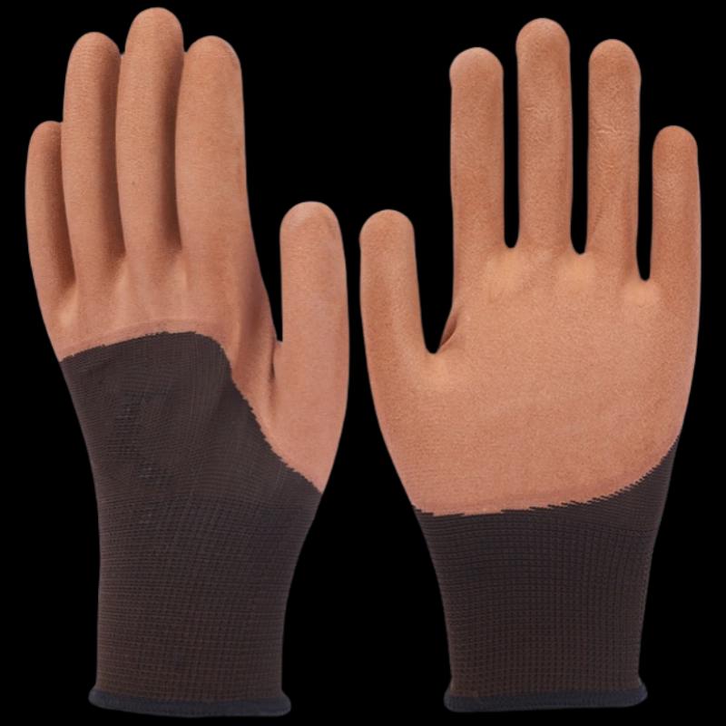 Anbikang Nylon Foam Dipped Protective Work Gloves