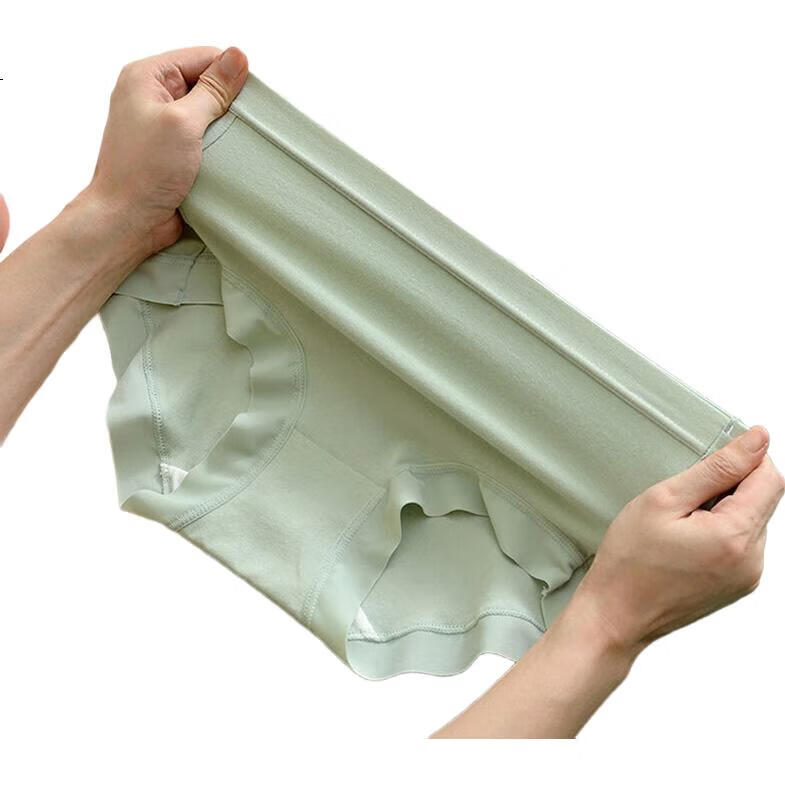 Deanfun Women's Underwear 95% Cotton Mid-Waist Breathable Plus Size Seamless Hipster Panties 4-Pack Gift Box XXL