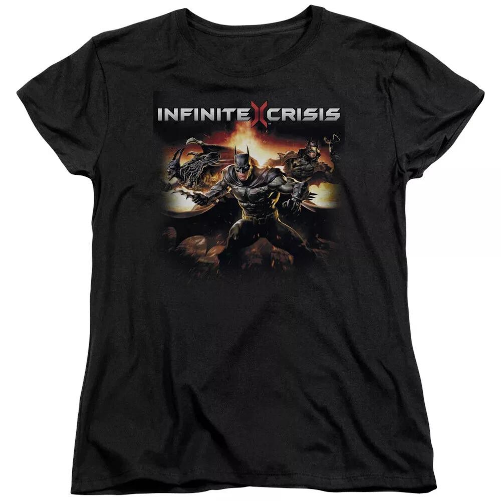 

Infinite Crisis Batmen Women s T-Shirt 4XL