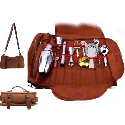 Bar-Werkzeugtasche Barkeeper-Werkzeugsatz Cocktailshaker-Set