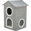 Katzenhaus - TRIXIE - Nora - 2 Etagen - Polyestergewebe - MDF - Innen
