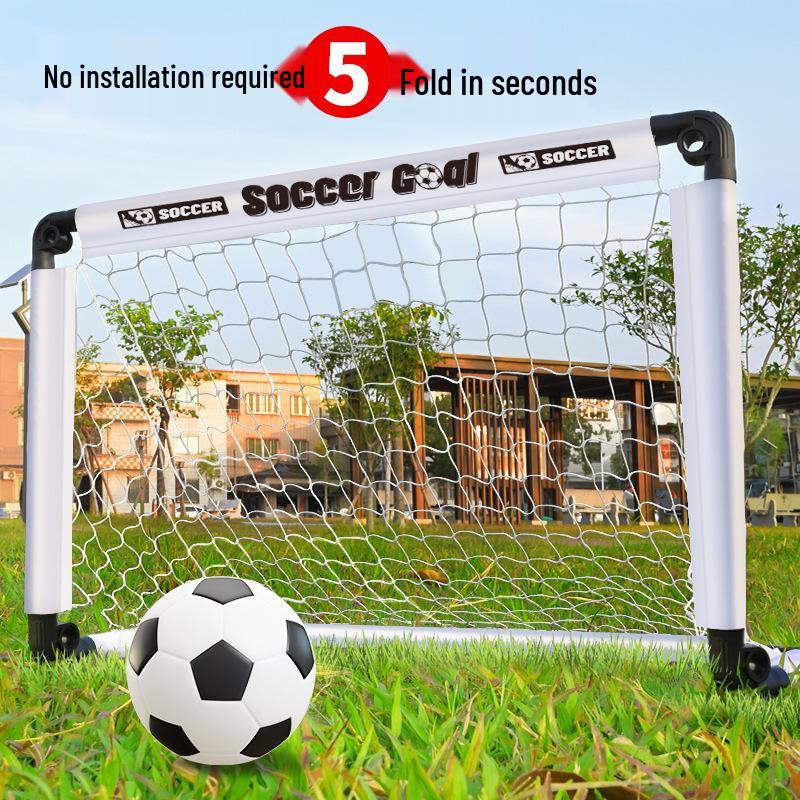 Portable Folding Kids' Football Goal: Indoor/Outdoor Sports & Early Education Toy