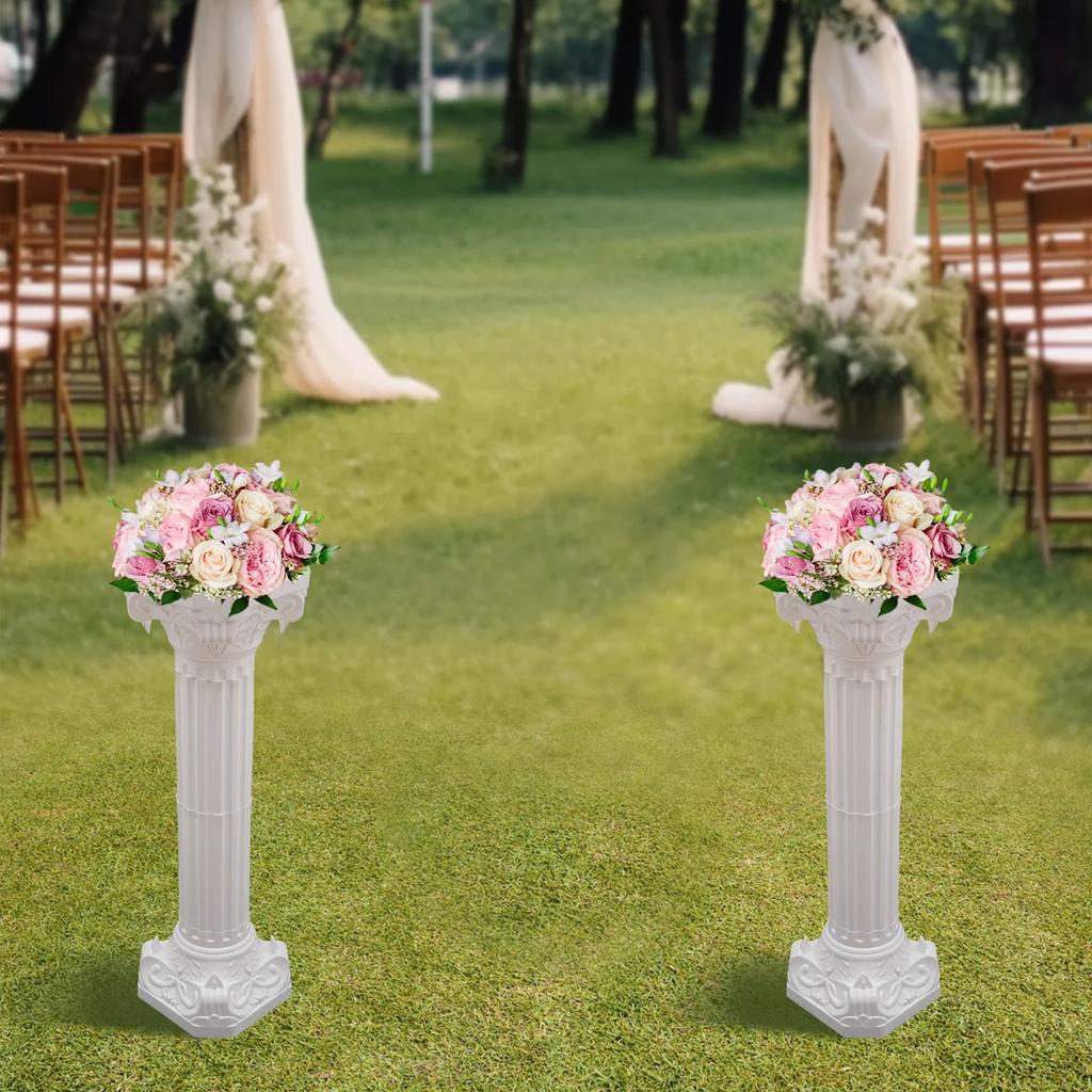Párty Elegantní Dekorativní Římské Sloupy Svatelní Sloupky Stojan na Rostliny Plastová Řecká Sloupová Socha Základna Stojan na Květináče