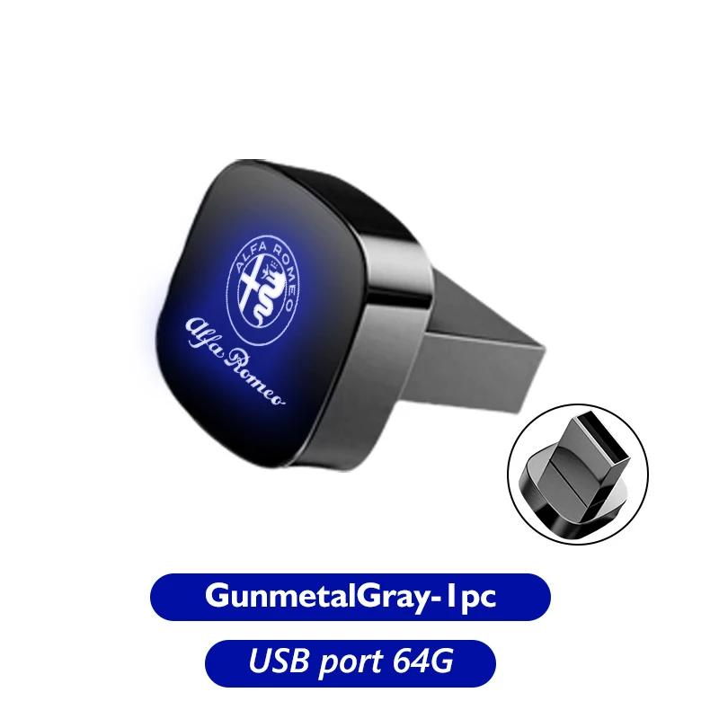 Autoaufkleber Für Alfa Romeo Auto-USB-Stick 64 GB 32 GB 16 GB Speicherstick Geschenk Für Alfa Romeo Giulia 147 Mito 156 159