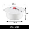 Microwave-Safe Steamer Bowl with Lid for Rice and Lunches