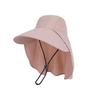 Summer outdoor sun hat children quick drying waterproof big brim bucket hat European and American fashion shawl neck protection sun protection hat
