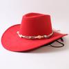 Popolare cappello western da cowboy a tesa larga classico europeo e americano per uomo e donna moda outdoor cappello da cowboy anti-sole cappello jazz