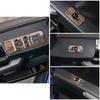 4X Inner Window Lift Switch Button Panel Frame Cover Trim For Ford F150 2015-20