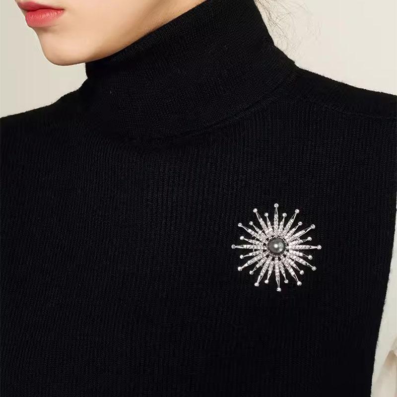 Sunflower Brooch High-End Femininity Niche Design Corsage Exquisite Suit Pin With Jewelry
