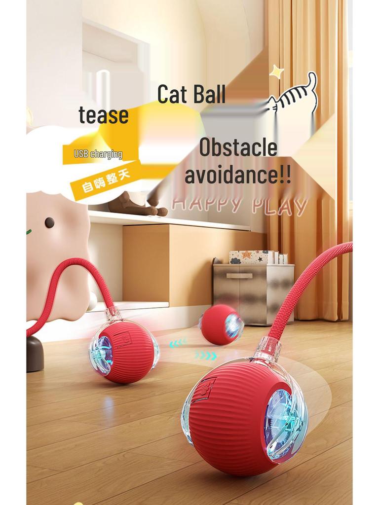 Smart Cat Ball: Automatic Self-Entertaining Rolling Toy for Kittens