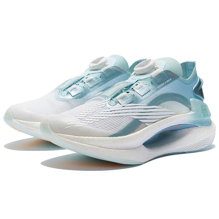New LiNing Absolute Phantom 1.0 Cushioning Anti Slip And Wear Resistant Low Top BOOM Technology Running Shoes Women's Blue ARRS002-8