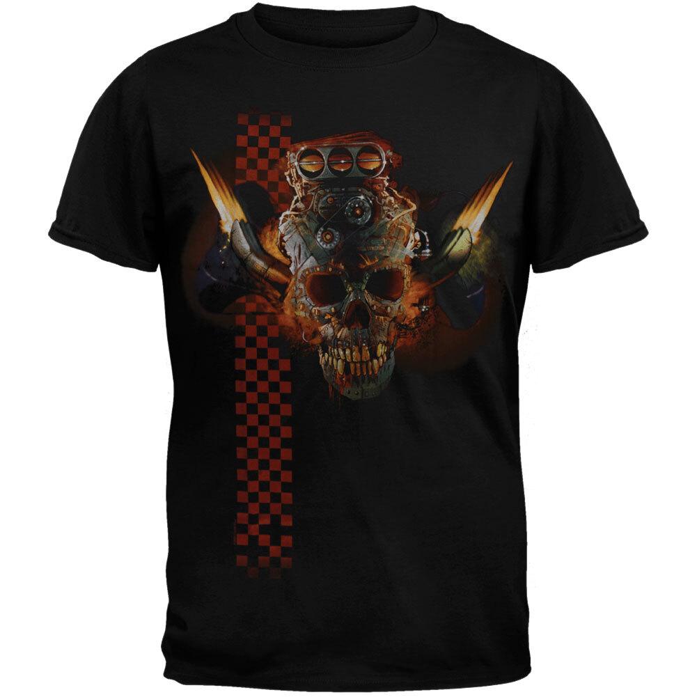 Racer Skull T-Shirt S разноцветный
