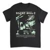 New Silent Hill 2 Black T-Shirt Horror Survival Gaming Konami