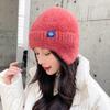 Fashion Warm Windproof Earflap Winter Hat Knitted Winter Knitted Beanie Soft Material Knit Ski Hat Winter Season