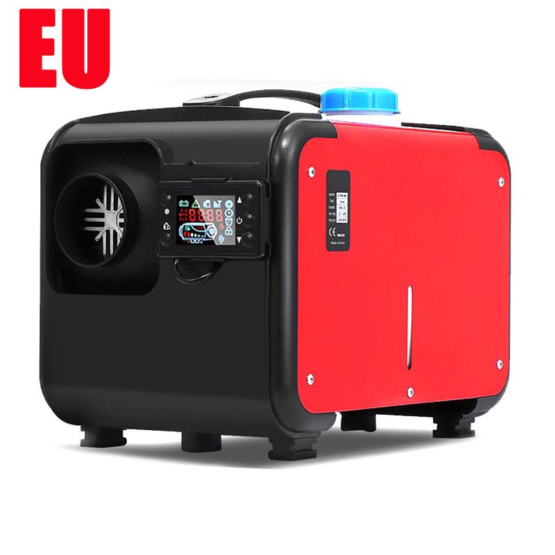 

12 В автомобильный обогреватель 5-8 кВт, все в одном устройстве, универсальный автомобильный обогреватель, дизельный воздушный обогреватель с одним отверстием, ЖК-дисплей, монитор, парковочный обогреватель