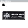 AAVV1 Car Aluminum Sticker Emblem Badge Decals Accessories For Mercedes-Benz A/B/GLA/CLA Smart AMG W108 W124 W126 W140 W168 W169 W176