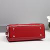 Patent Leather Bow Handbag, Decorated Top Handle Bag, Women's Formal Shoulder Crossbody Purse