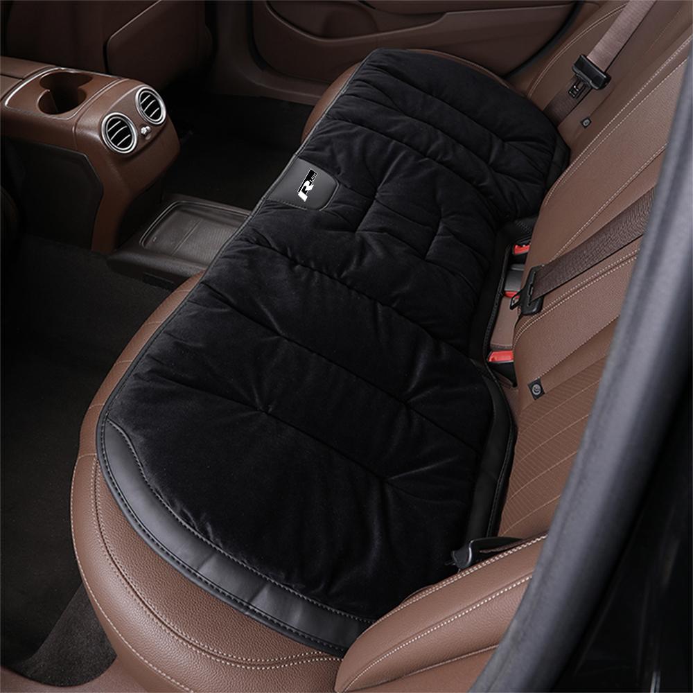 W16Flannel Car Seat Cushion Winter Warm Front Chair Rear Seat Pad For Volkswagen VW R Polo Passat Rline Golf 4 5 6 Tiguan Jetta GTI
