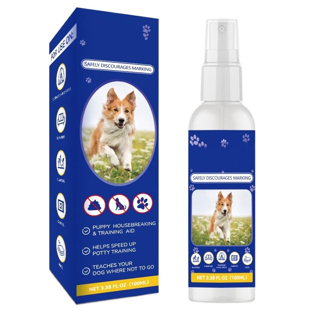 Spray Addestramento Igienico per Cuccioli e Cani Aiuto per l'Addestramento alla Toilette Aiuta ad Accelerare l'Addestramento al Vasino Scoraggia il Marcare Uso Interno Esterno