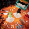 Weihnachtsmann DIY-Kits mit Anleitung, DIY Makramee Weihnachtsdekorationen