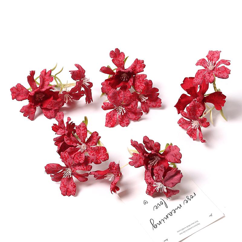 10/20Pcs Artificial Plant 10cm Simulation Flower Home Decoration Outdoor Garden Wedding Decor DIY Wreath Gift Box Accessories