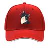 Wide Eyed Tuxedo Cat Portrait Sandwich Baseball Cap Sun Cap Outdoor Workouts Hat