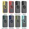 Armor Matte Case for Samsung Galaxy A14 5G A24 A34 A54 A13 A33 A53 A23 A73 A52S A52 Cover Ring Magnetic Holder Stand Business Full Protection