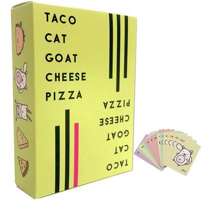 "Gioco di carte Cross-Border Taco Cat Goat Cheese Pizza - Edizione per feste in inglese"