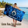 Club Brugge FC Design Beach Towel Custom Text Large Towel for Beach Vacation