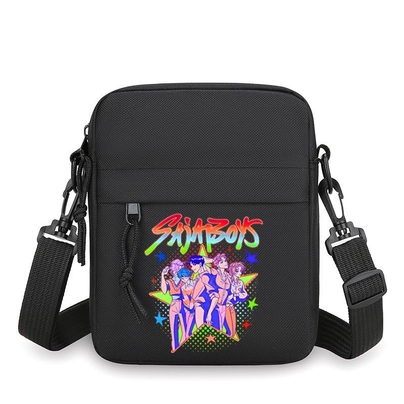 Animation Cartoon Shoulder Bag, Lightweight And Versatile Mobile Phone Bag, Simple Travel Messenger Bag