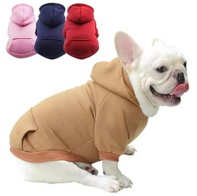 Cheap Dog Hoodie Winter Warm Dog Clothes for Small Medium Dogs French Bulldog Coat Puppy Cat Jacket Chihuahua Yorkie Pet Costume