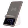Alarm Clock Charger Fast Multi Functional Bluetooth Speaker Clock with Wireless Charging Function for Mobile Phones