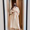 Fashionable Color Block Woolen Coat with Thickened Clothes for Women In Autumn and Winter