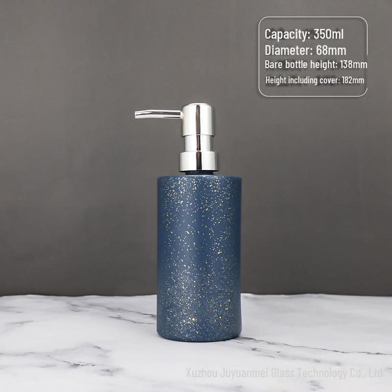 Nordic Style Glass Lotion & Soap Bottle for Home, Hand Sanitizer, and Hotel Shower Gel