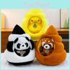 Plüschtier für Haustiere Cartoon Waschbär Panda Ente Mit PP-Baumwollfüllung Für Kinder Und Zum Verschenken