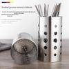 Stainless Steel Chopstick Holder with Drain