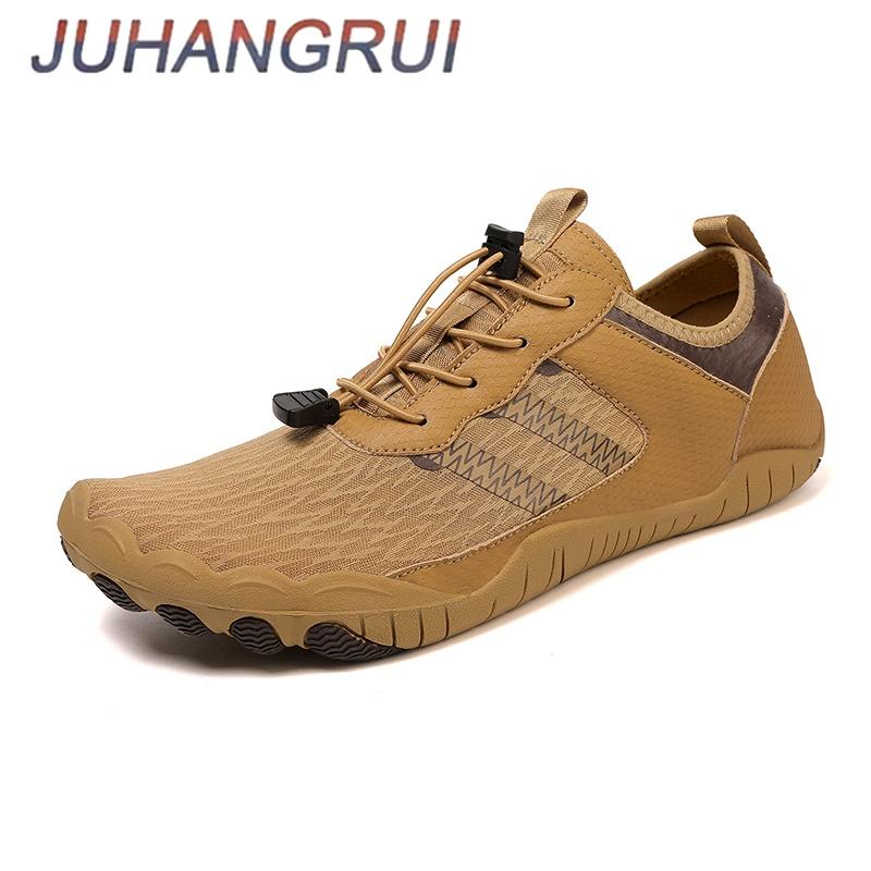 Outdoor Mens Womens Barefoot Water Shoes Five-Finger Fitness Yoga Shoes Breathable Lightweight Non Slip Outdoor Walking Shoes