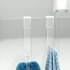 Acrylic Bathroom Shower Door Hook Door Shower Towel Rack Punch-Free Bathroom Bathrobe Hanger Transparent Towel Hooks