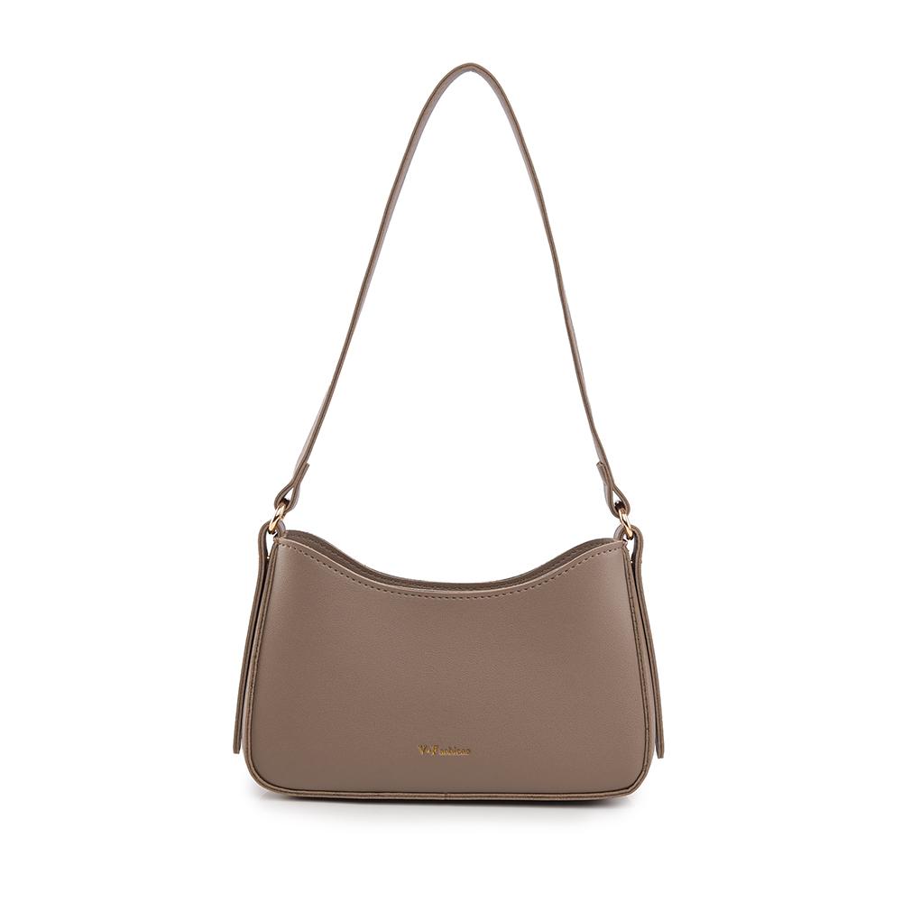 New Fashi Women's Minimalist PU Leather Hobo Shoulder Bag, Casual Underarm Handbag with Adjustable Strap for Work & Daily Use